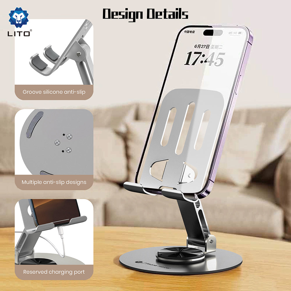 Suport Birou Lito LT-H01, Universal, Gri