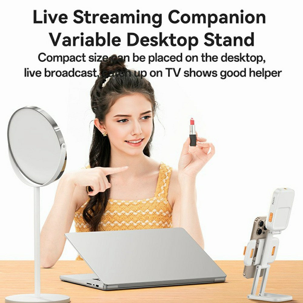 Suport Birou Selfie Light Yesido DH10, 4.7inch - 7inch, Alb