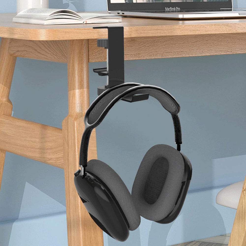 Suport Birou Techsuit DH2 pentru Casti / Geanta, Negru