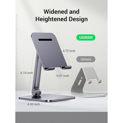 Suport Birou UGREEN LP134 pentru Telefon / Tableta, 6.1inch - 12.9inch, Gri, Resigilat