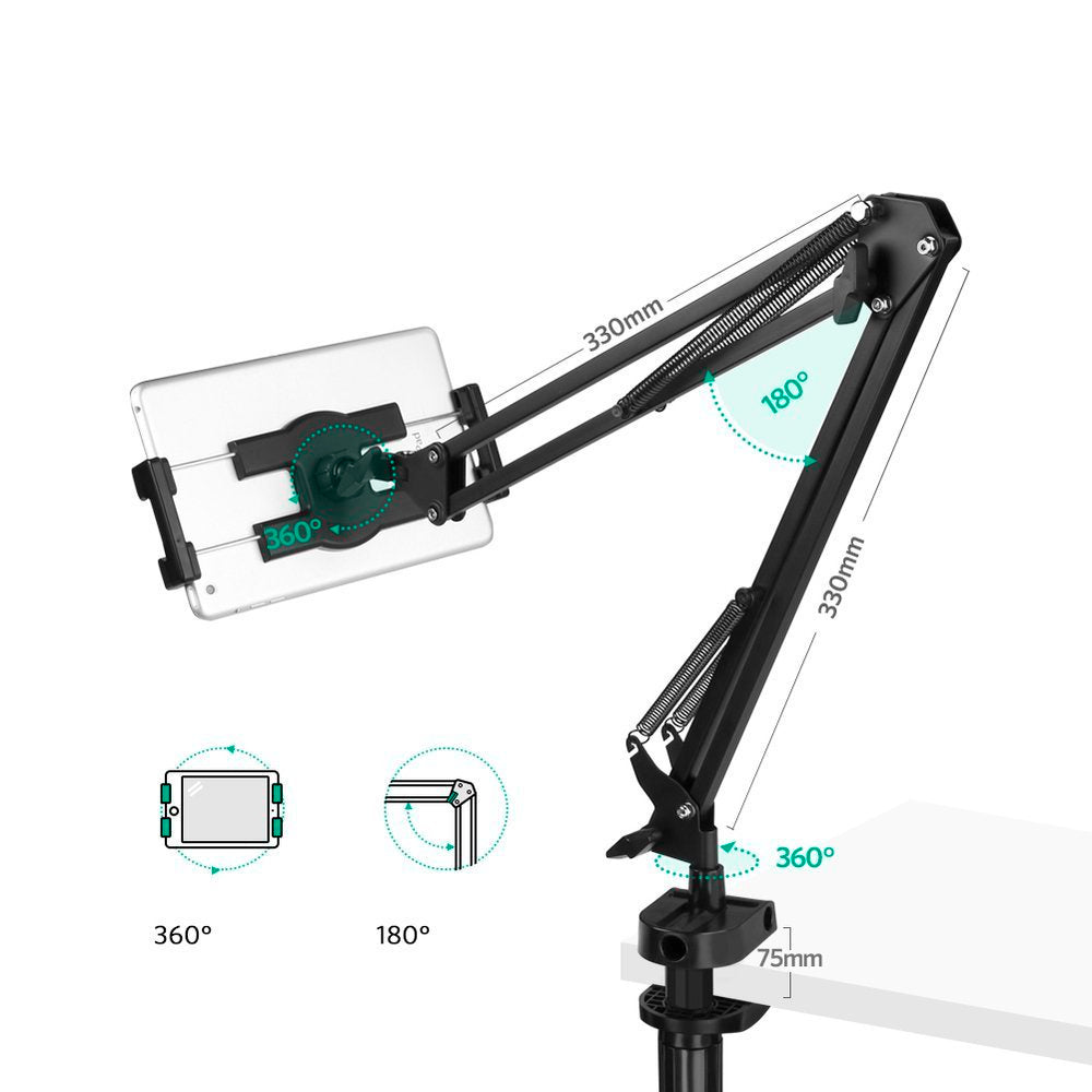 Suport Birou UGREEN pentru Telefon / Tableta, Negru