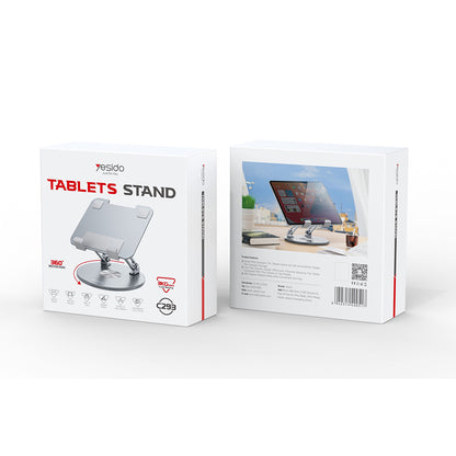 Suport Birou Yesido C293 pentru Telefon / Tableta, 4.5inch - 13inch, Argintiu