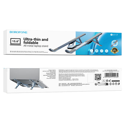 Suport Borofone BH117 Graceful pentru Laptop max. 15.6inch, Gri