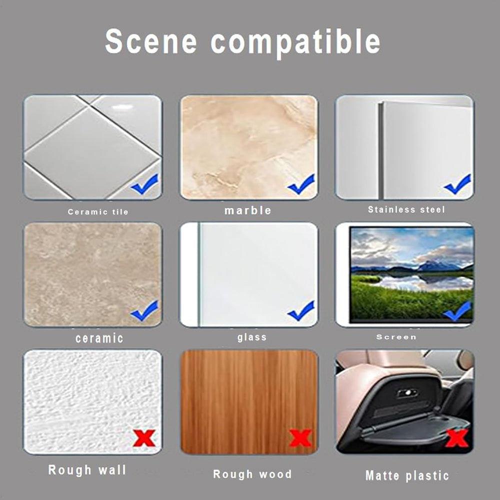 Suport cu Ventuze Techsuit SC-PAD, Gri