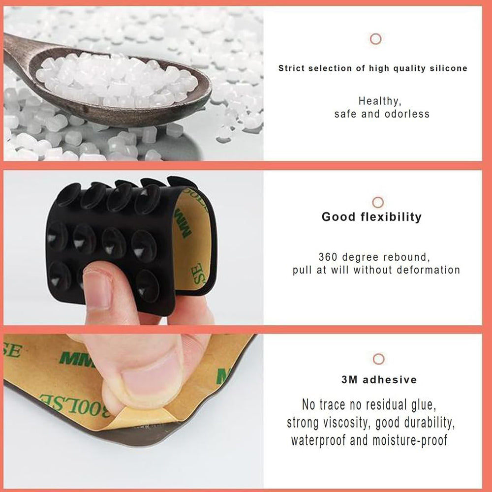 Suport cu Ventuze Techsuit SP-PAD, Mov