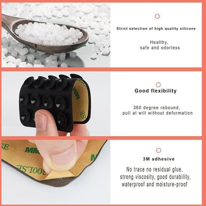 Suport cu Ventuze Techsuit SPP-PAD, Roz