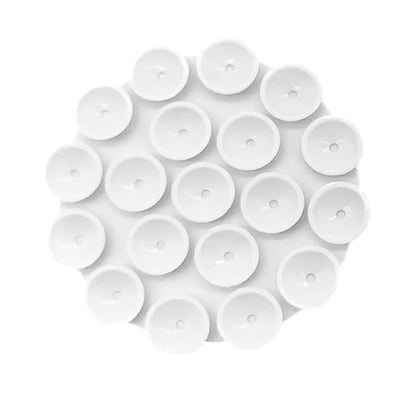 Suport cu Ventuze Techsuit SW-CUP, Alb