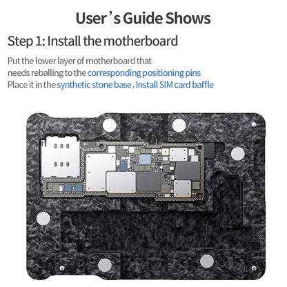 Suport de Lucru PCB QIANLI Magnetic pentru Apple iPhone 15 Series