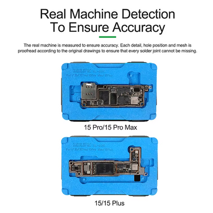 Suport de Lucru Reballing Relife RL-601T pentru Apple iPhone X - 15 Series