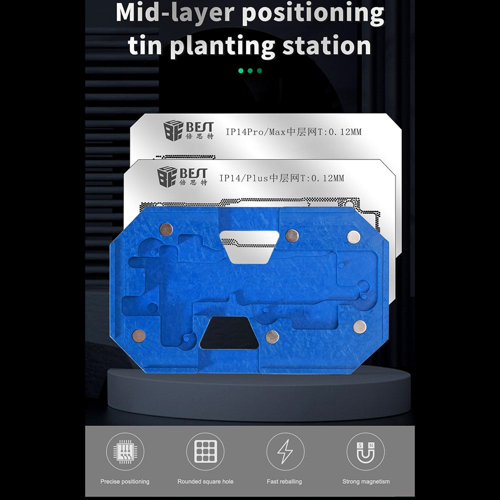 Suport de Lucru Reballing Best BST-084 pentru Apple iPhone 14 Series