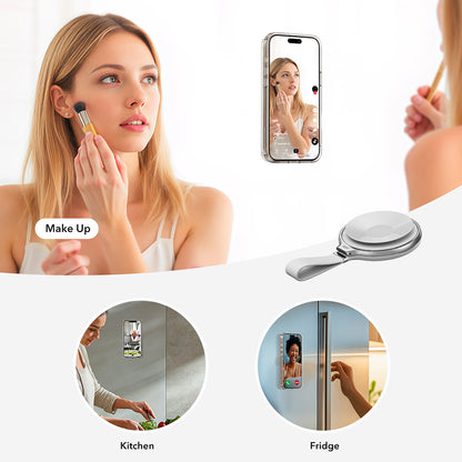 Suport Inel ESR HaloLock Leather, Universal, Alb