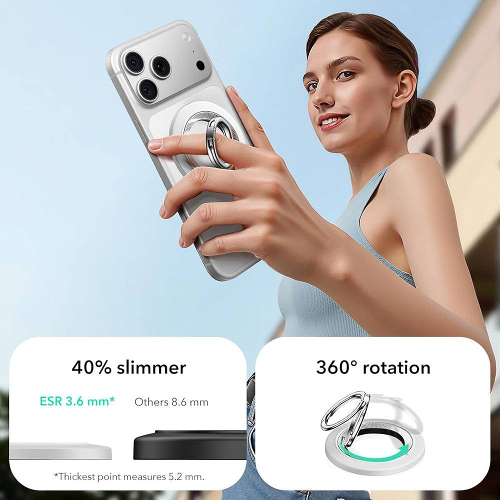 Suport Inel ESR HaloLock, Universal, Alb