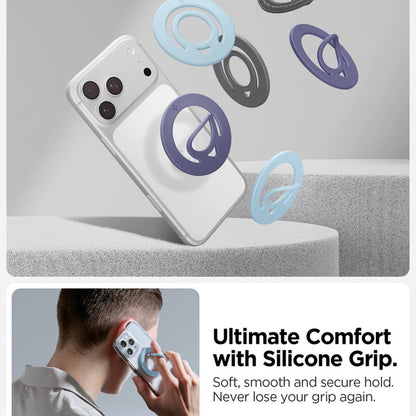 Suport Inel Spigen Dual Pop, Universal, Albastru AMP11368