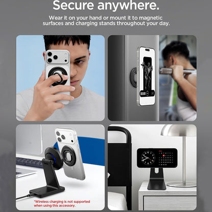 Suport Inel Spigen O-Mag OM106, Universal, Negru AMP09334
