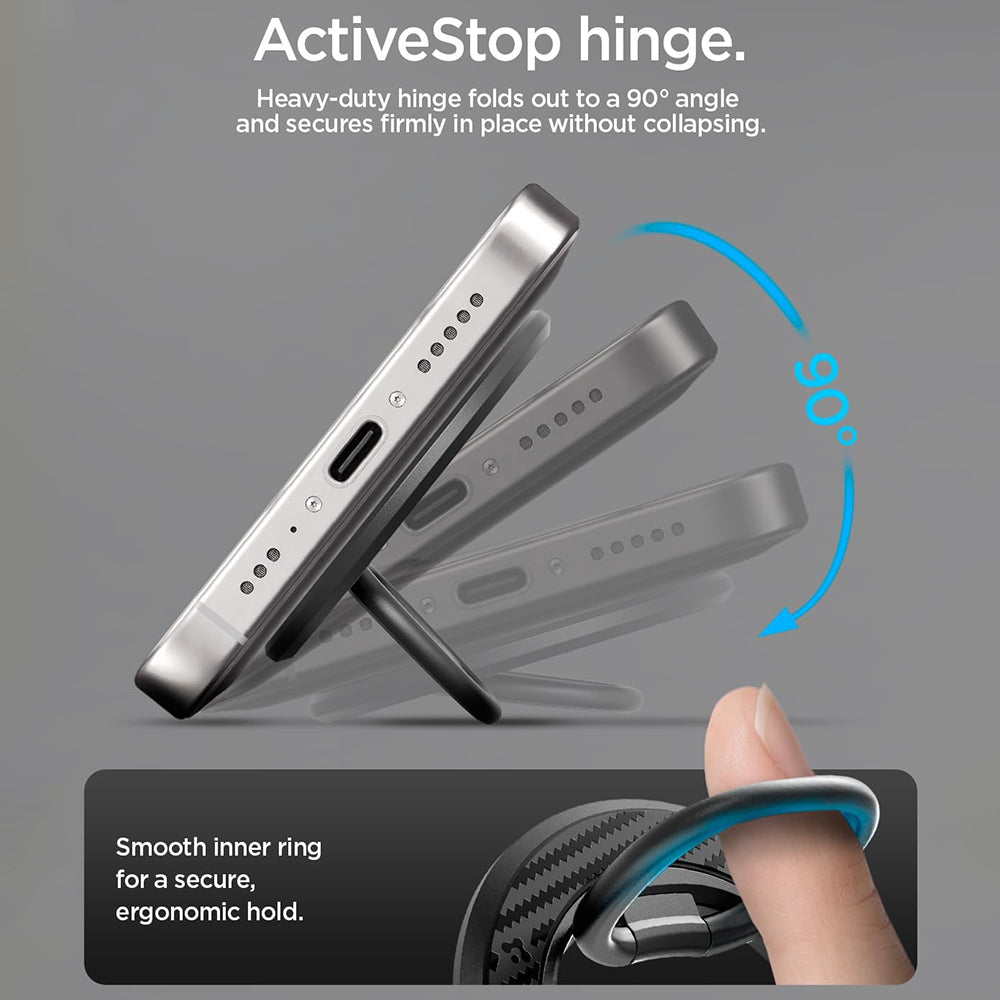 Suport Inel Spigen O-Mag OM106, Universal, Negru AMP09334