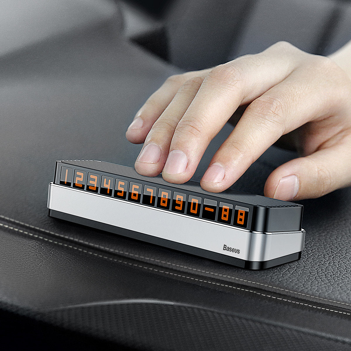 Suport Numar Telefon Auto Baseus Moonlight Box ACNUM-B0S