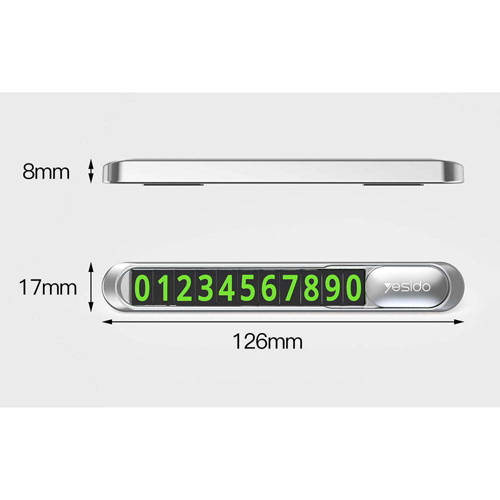 Suport Numar Telefon Auto Yesido C88