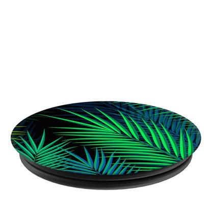 Suport PopGrip Popsockets Midnight Palms, Verde