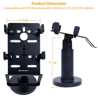 Suport POS Techsuit PayNest POS1, Negru