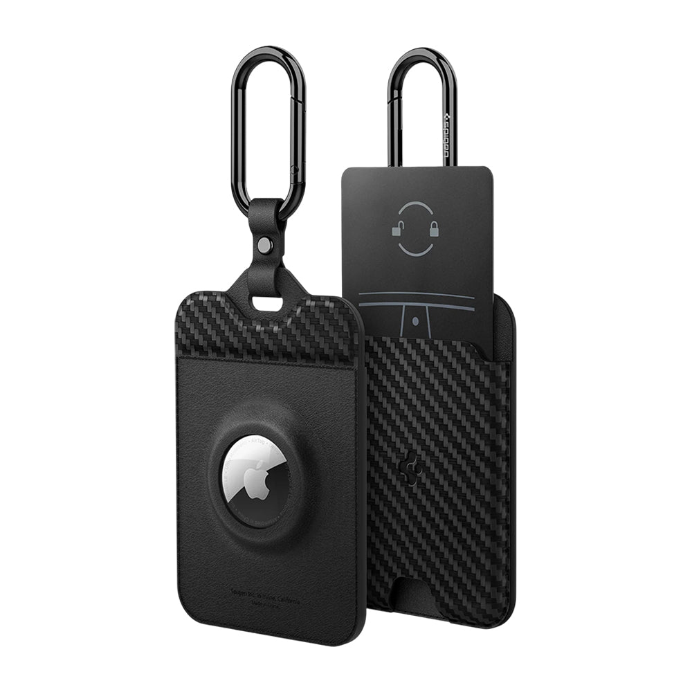 Suport Cheie Card Spigen Air Fit pentru Tesla / Apple AirTag, Set 2 bucati ACP08793