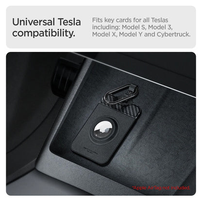 Suport Cheie Card Spigen Air Fit pentru Tesla / Apple AirTag, Set 2 bucati ACP08793
