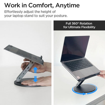 Suport Spigen LD204H pentru Laptop, Argintiu