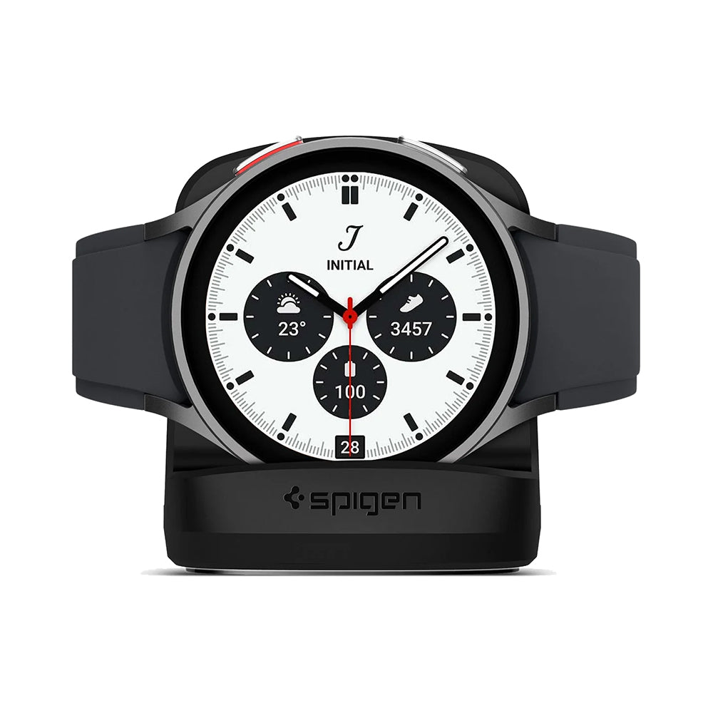 Suport Spigen S353 pentru Samsung Galaxy Watch Series, Negru AMP05302
