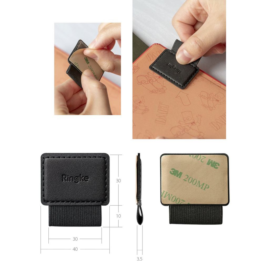 Suport Touch Pen Ringke, Set 2 bucati, Negru