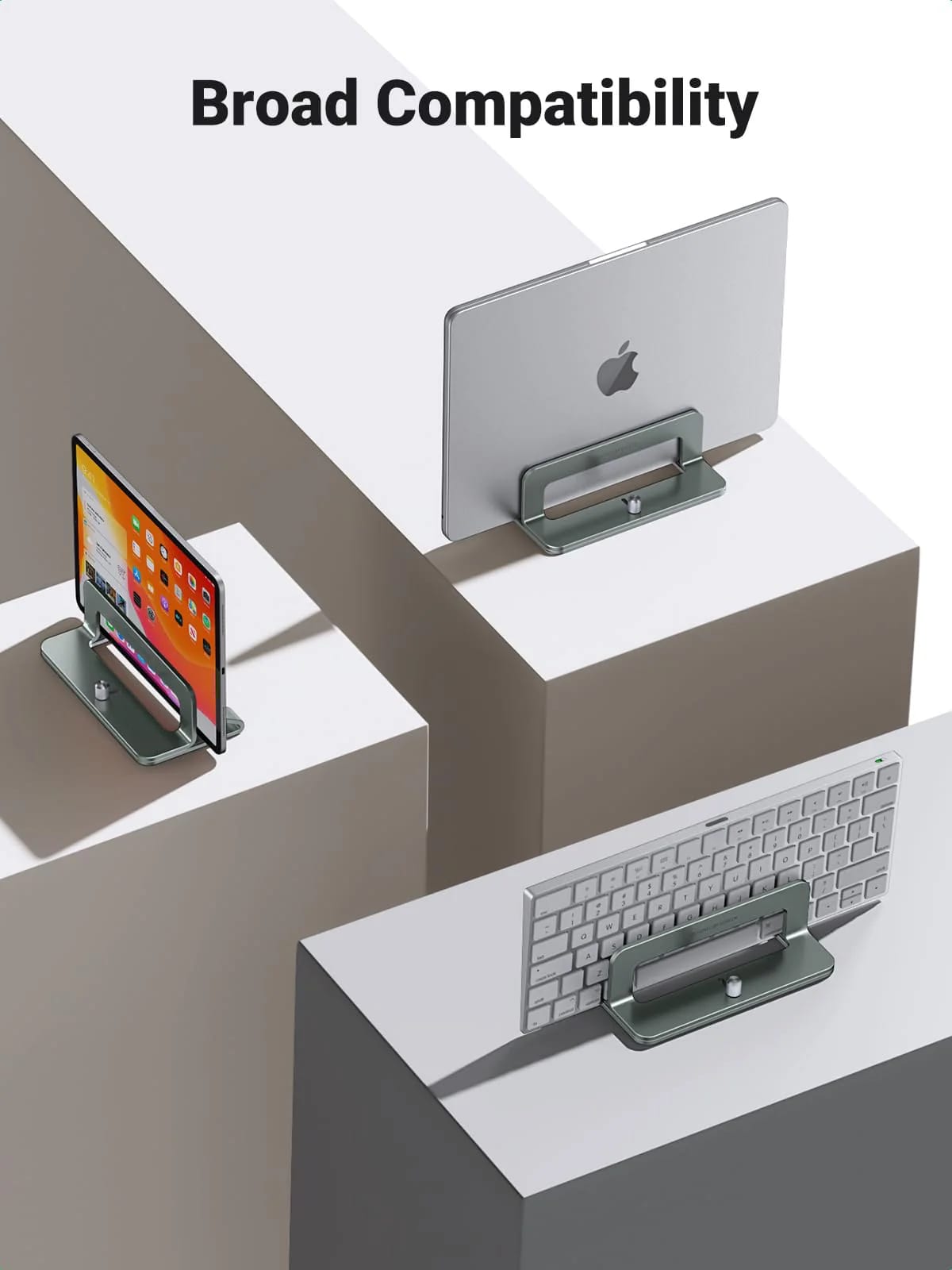 Suport Vertical UGREEN LP258 pentru Laptop cu grosime 12mm - 26mm, Argintiu