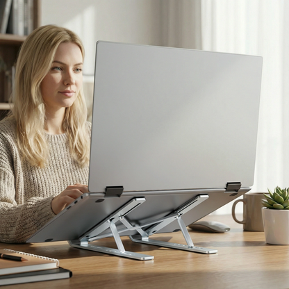 Suport WZK WDCX-X8S pentru Laptop 10inch - 16inch, Argintiu