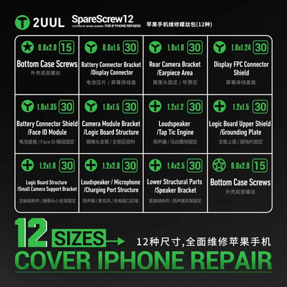 Suruburi 2UUL SC22 pentru Apple iPhone Series, 330in1