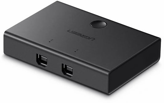 Switch USB UGREEN US158, 2 x USB-B, Negru