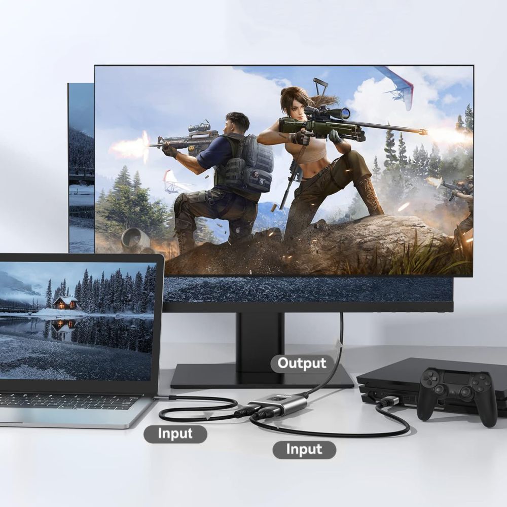 Switch Video HDMI Tech-Protect HB07, Gri