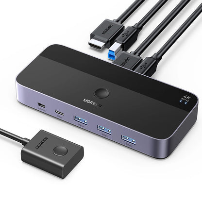 Switch Video HDMI UGREEN CM664, Negru