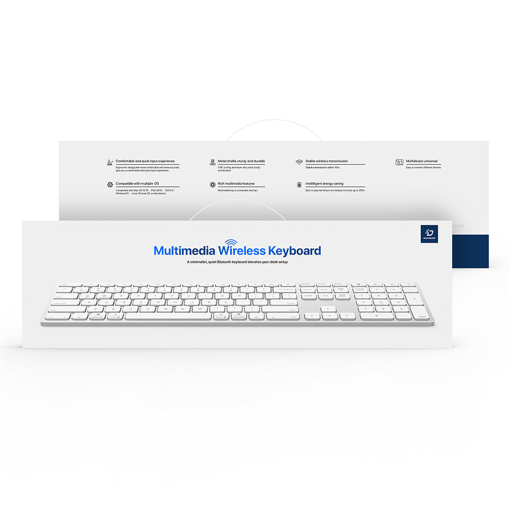 Tastatura Bluetooth DUX DUCIS LK, Alba