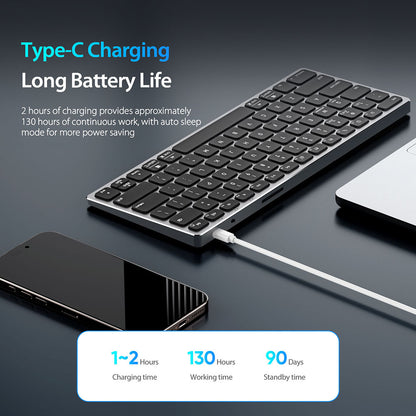 Tastatura Bluetooth DUX DUCIS LK Mini, Neagra