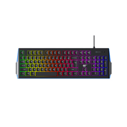 Tastatura Gaming HAVIT KB866L, RGB, 1.4m, Neagra Rosie