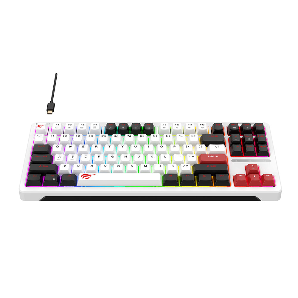 Tastatura Gaming HAVIT KB902L, RGB, 1.8m, Multicolor