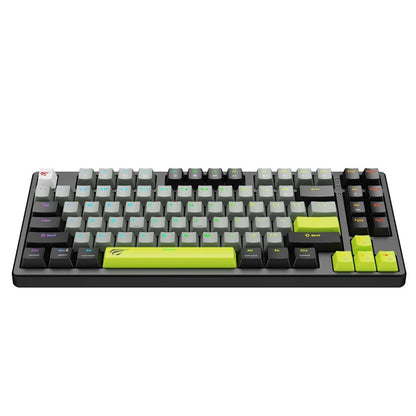 Tastatura Gaming HAVIT KB904L, RGB, 1.8m, Neagra Verde