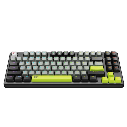 Tastatura Gaming HAVIT KB904L, RGB, 1.8m, Neagra Verde