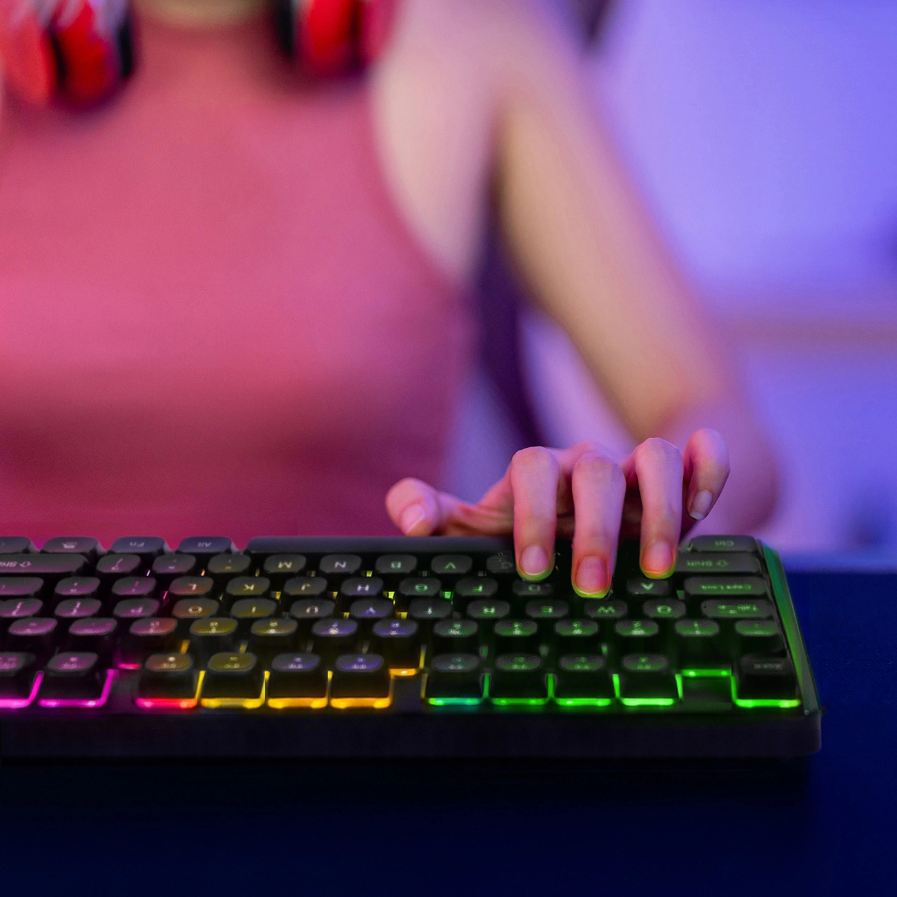 Tastatura Gaming Wired USB WZK WKG-200, RGB, 1.5m, Neagra