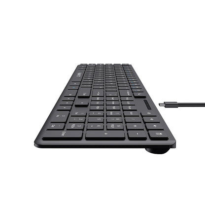 Tastatura Wired USB HAVIT KB252, USB-C, 1.5m, Neagra