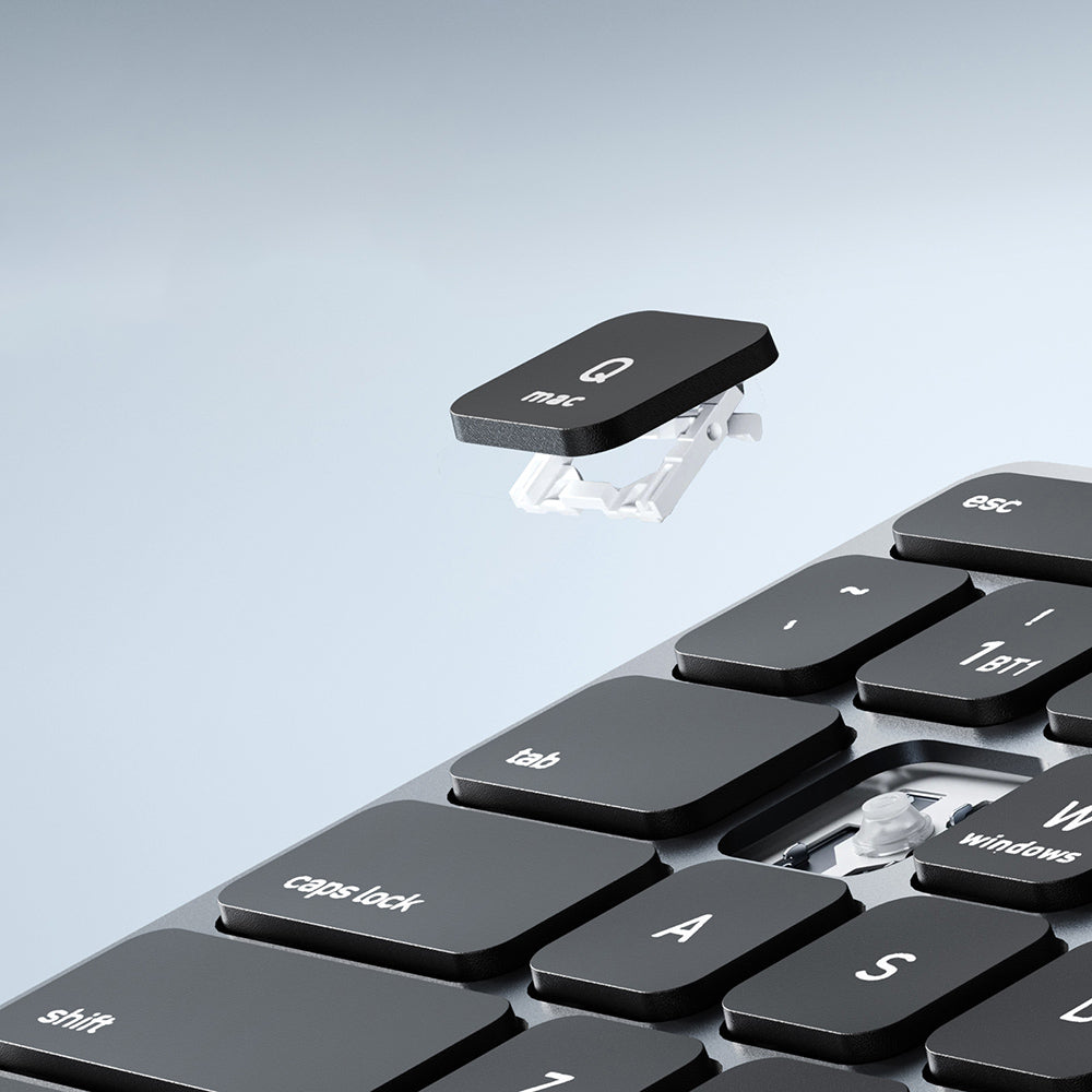 Tastatura Wireless DUX DUCIS LK, BT / Wi-Fi, Alba