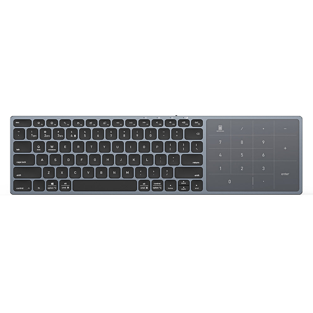 Tastatura Wireless DUX DUCIS LK, BT / Wi-Fi, Neagra