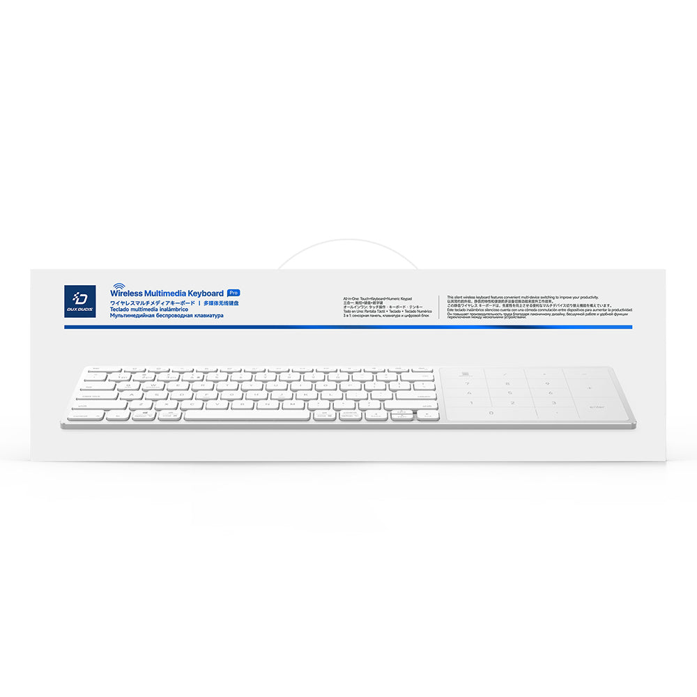 Tastatura Wireless DUX DUCIS LK, BT / Wi-Fi, Neagra