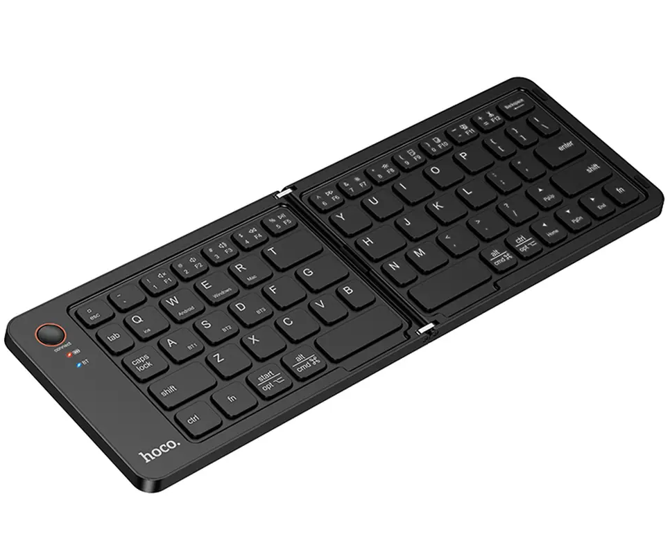 Tastatura Pliabila Bluetooth HOCO GM71 Foldable, Neagra