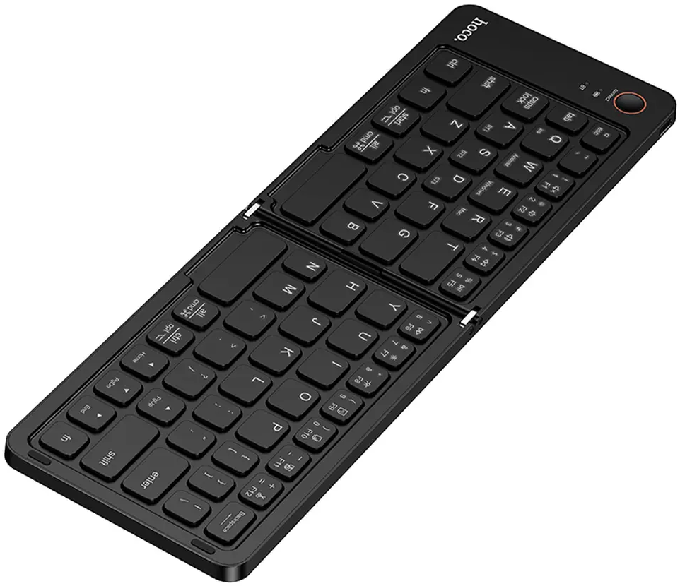 Tastatura Pliabila Bluetooth HOCO GM71 Foldable, Neagra