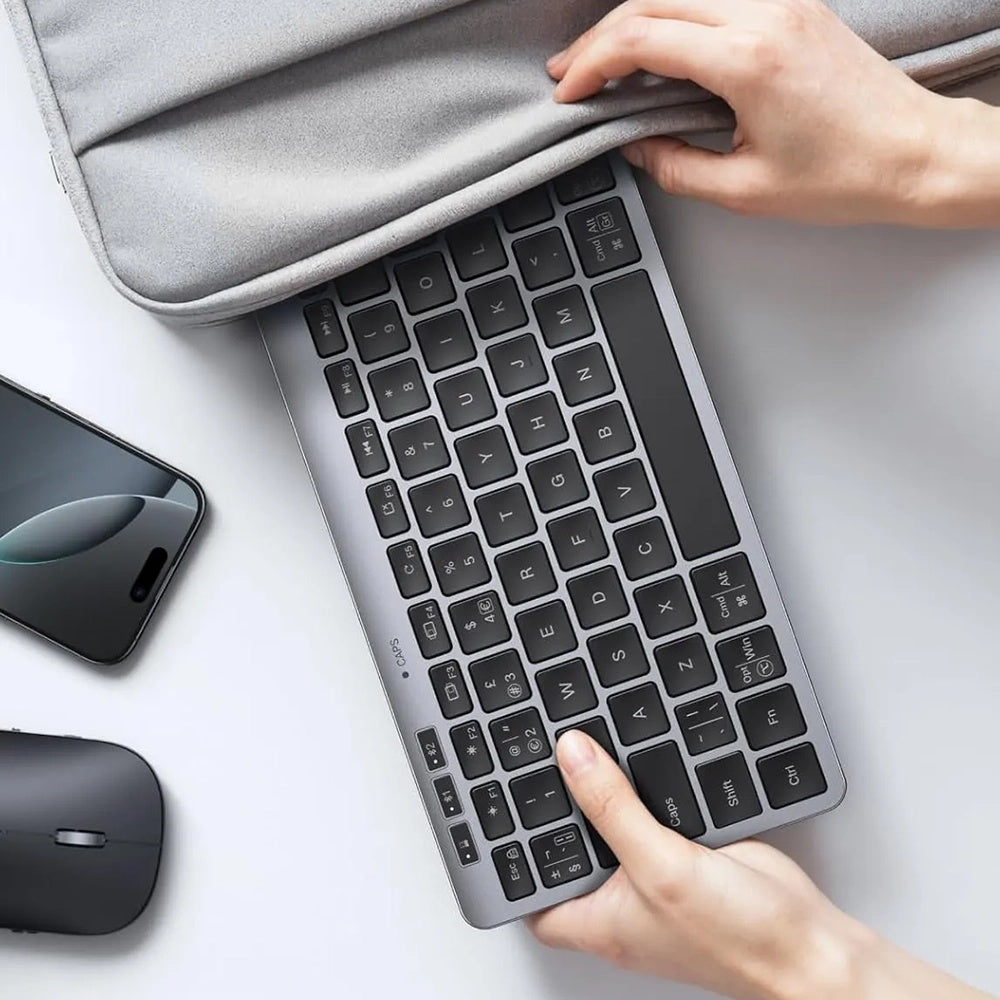 Tastatura Wireless UGREEN 75049, BT / Wi-Fi, Neagra