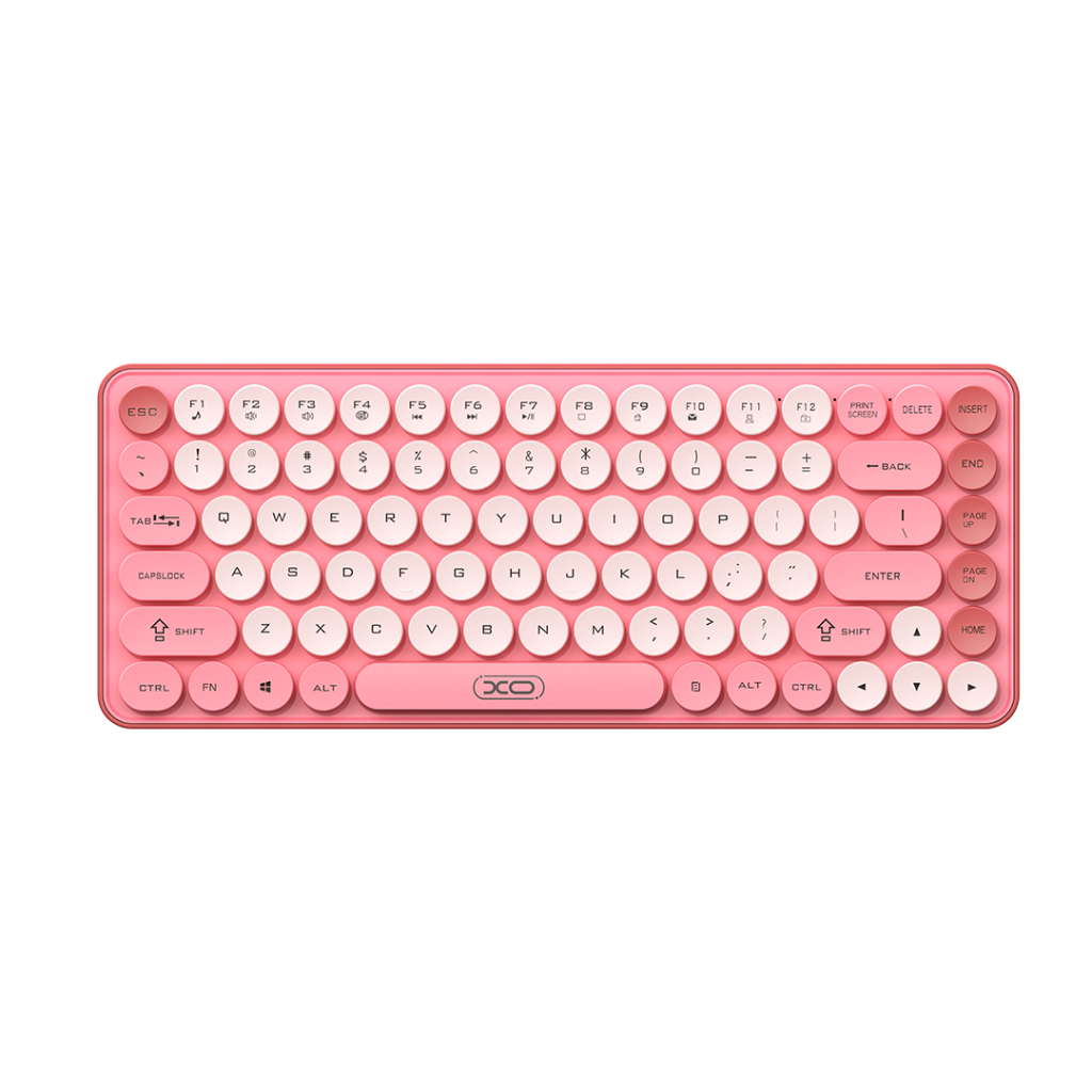 Tastatura Wireless XO Design KB-12, BT / Wi-Fi, Roz