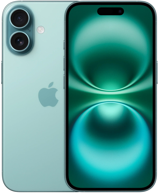 Telefon Mobil Apple iPhone 16, 128GB, Teal India Spec MYED3HN/A